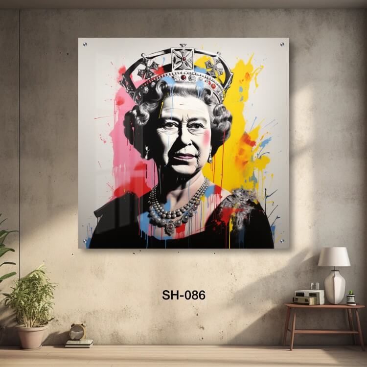 תמונה מגניבה לסלון של מלכת אליזבת