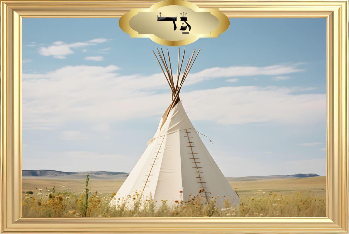 שלט לבית כנסת של שבט גד