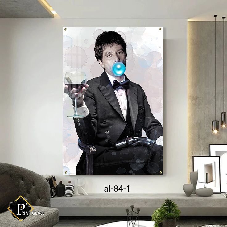 תמונה לחדר השינה טוני מונטנה טוקסידו ומסטיק