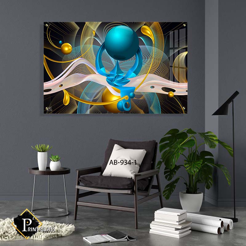 תמונת זכוכית למשרד בסגנון מודרני דינמי