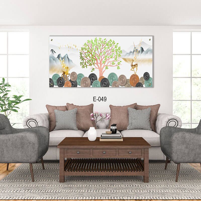 תמונת זכוכית לסלון - E-049