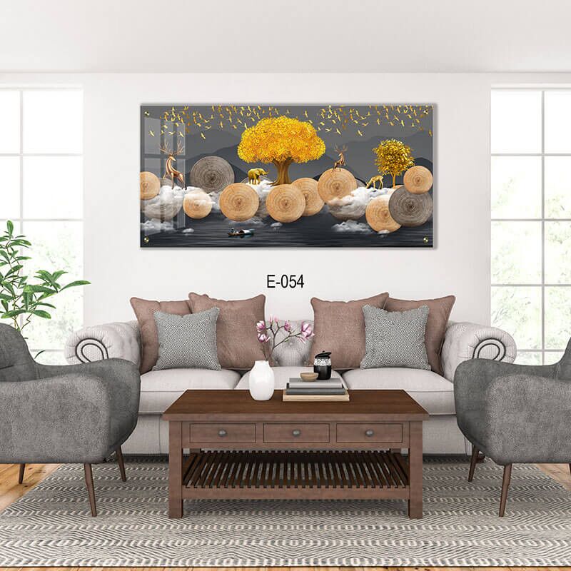 תמונת זכוכית לסלון - E-054