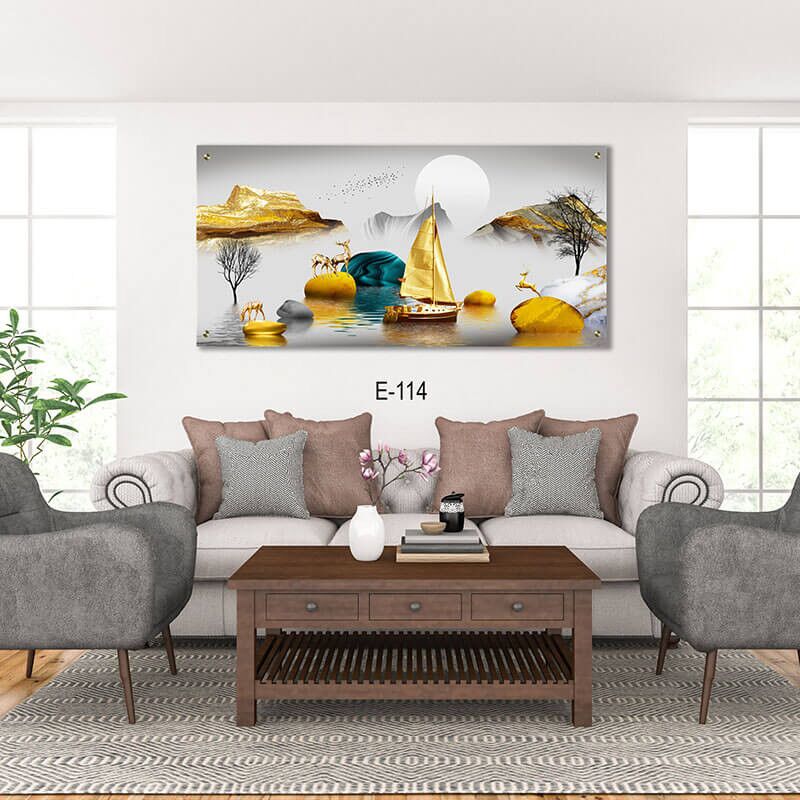 תמונת זכוכית לסלון - E-114