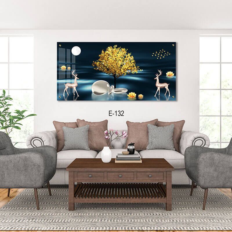 תמונת זכוכית לסלון - E-132