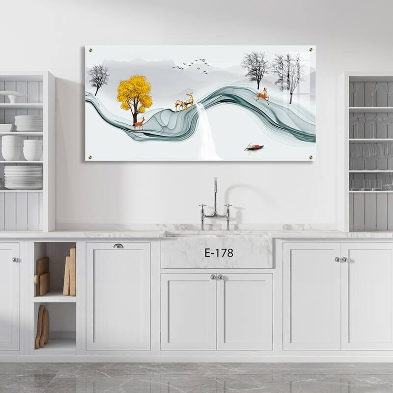 תמונת זכוכית למטבח - E-178