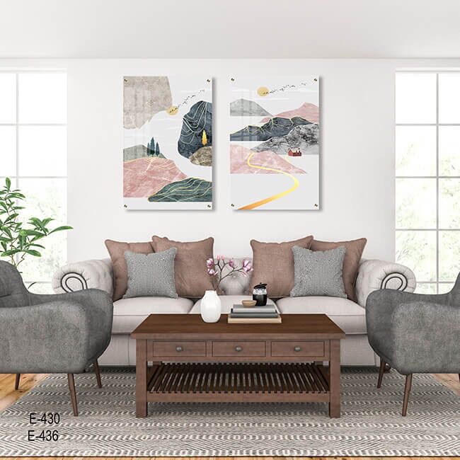 תמונות זכוכית לסלון - E-436