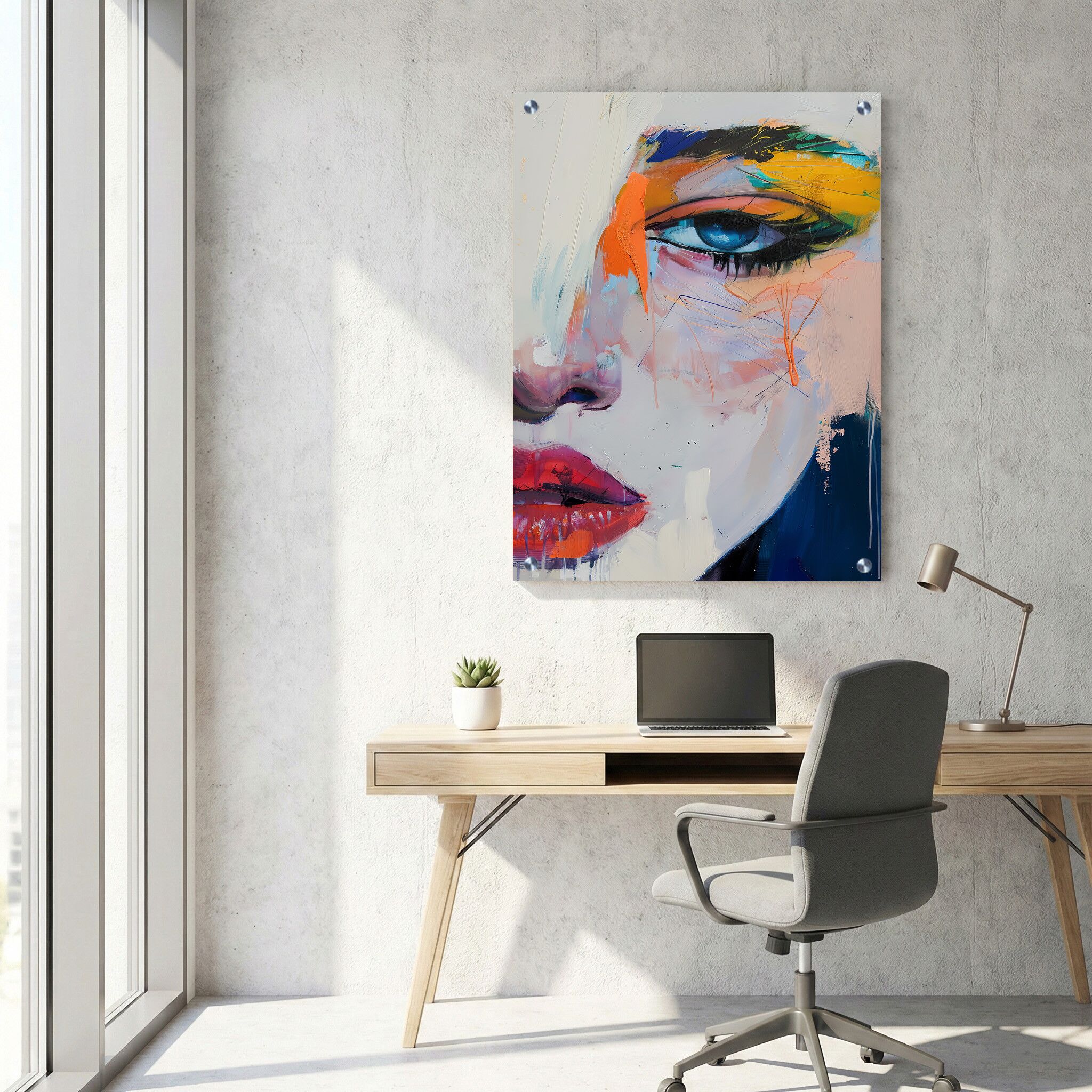 תמונת זכוכית למשרד - AU-061