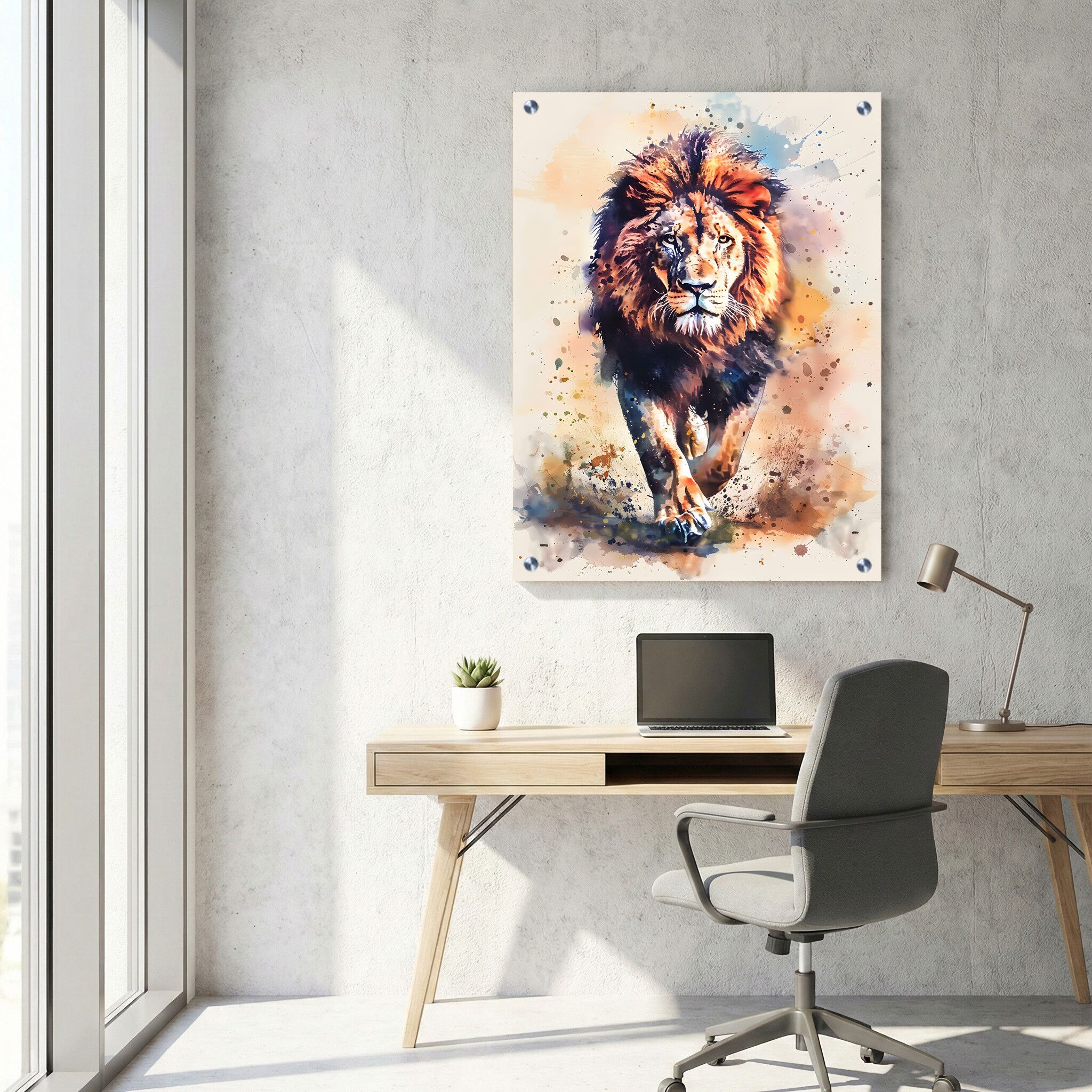 תמונת זכוכית למשרד - AU-072