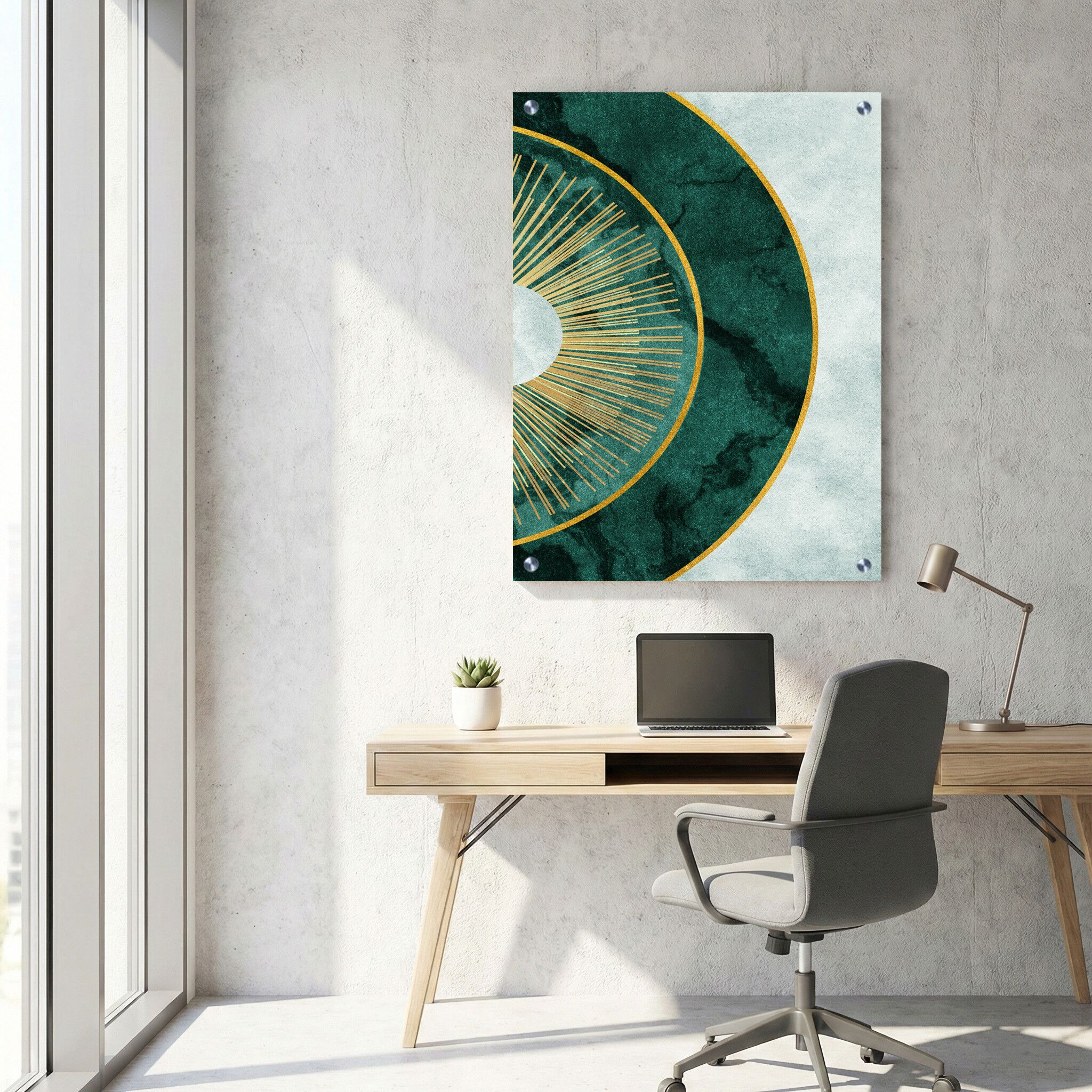 תמונת זכוכית למשרד - AU-075