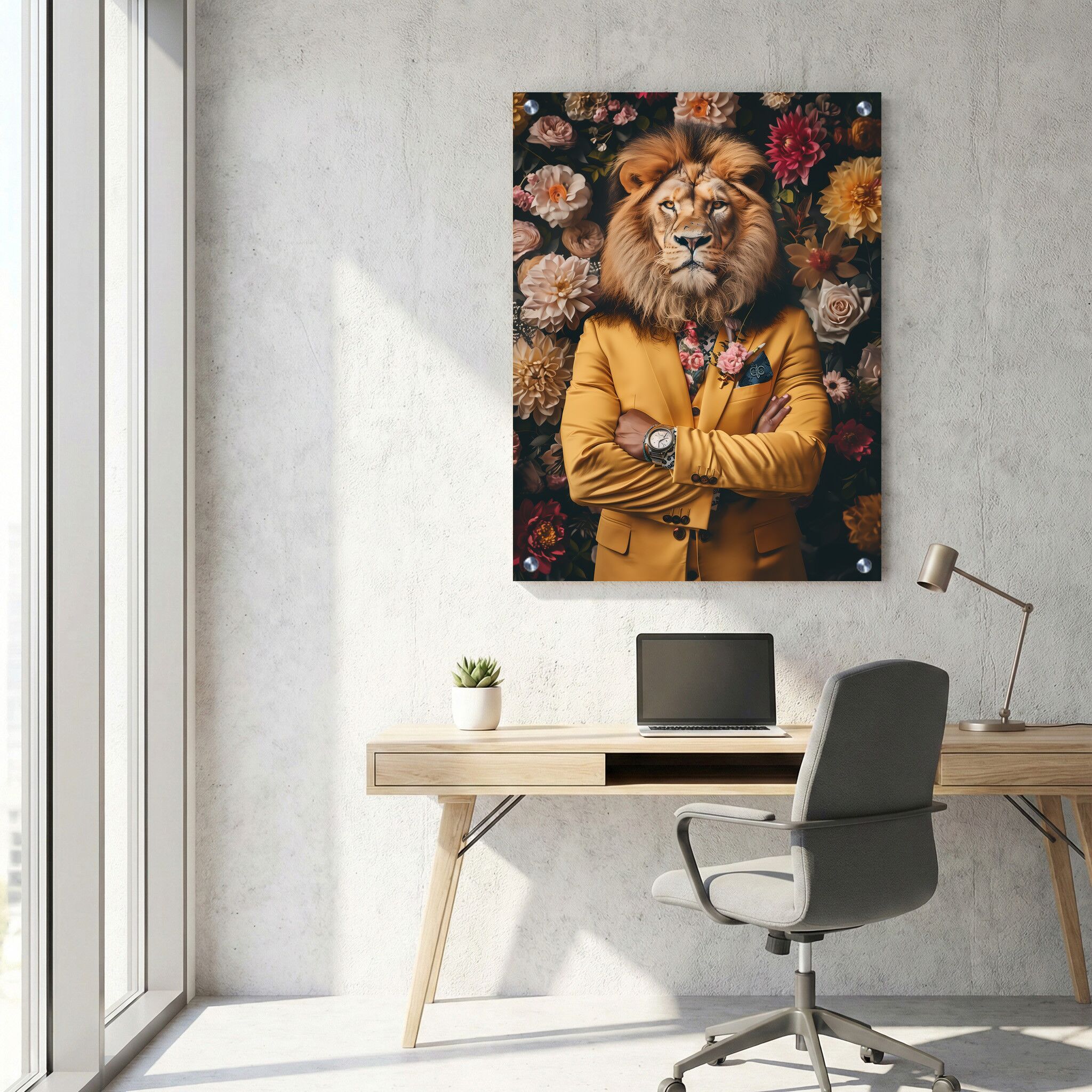 תמונת זכוכית למשרד - AU-077