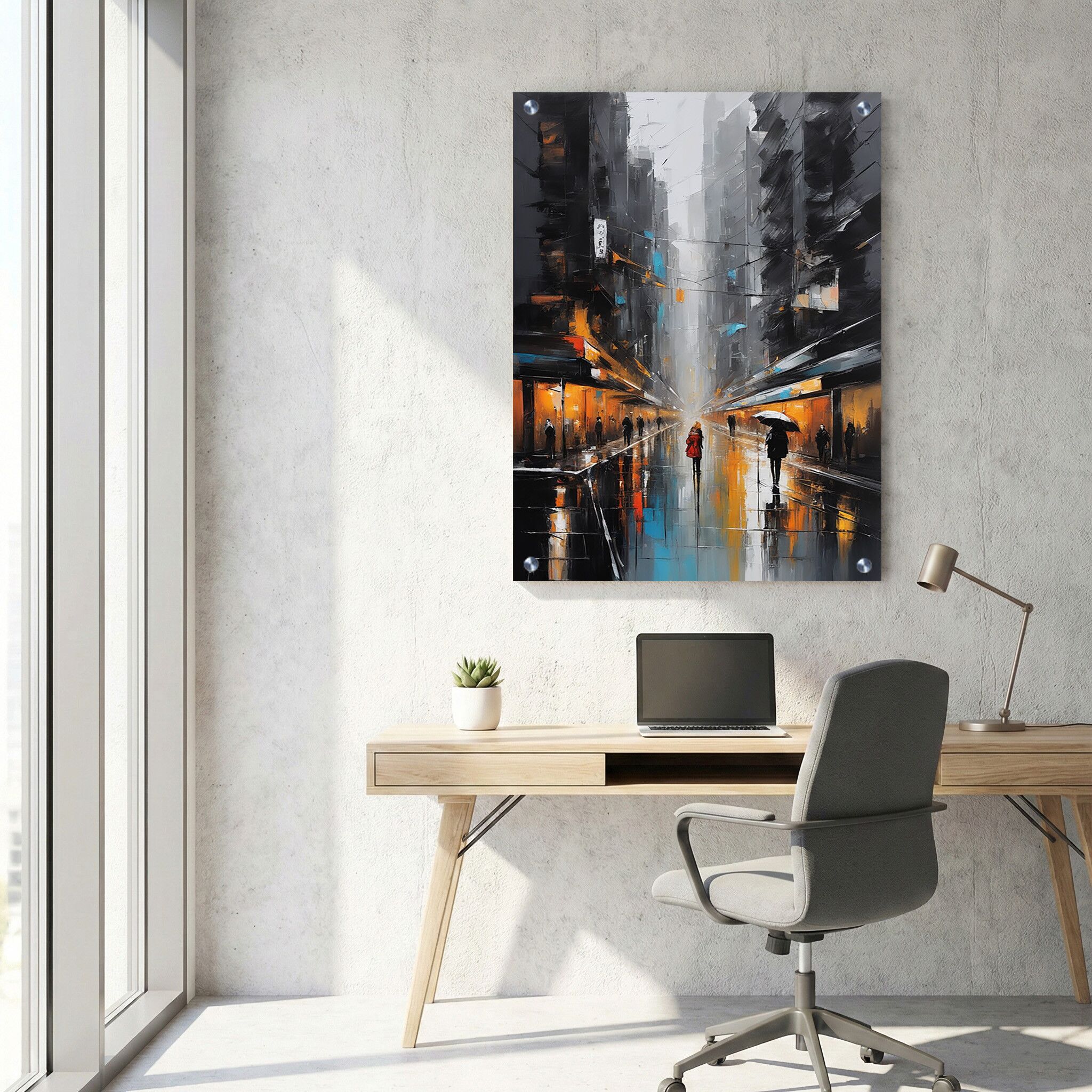 תמונת זכוכית למשרד - AU-084