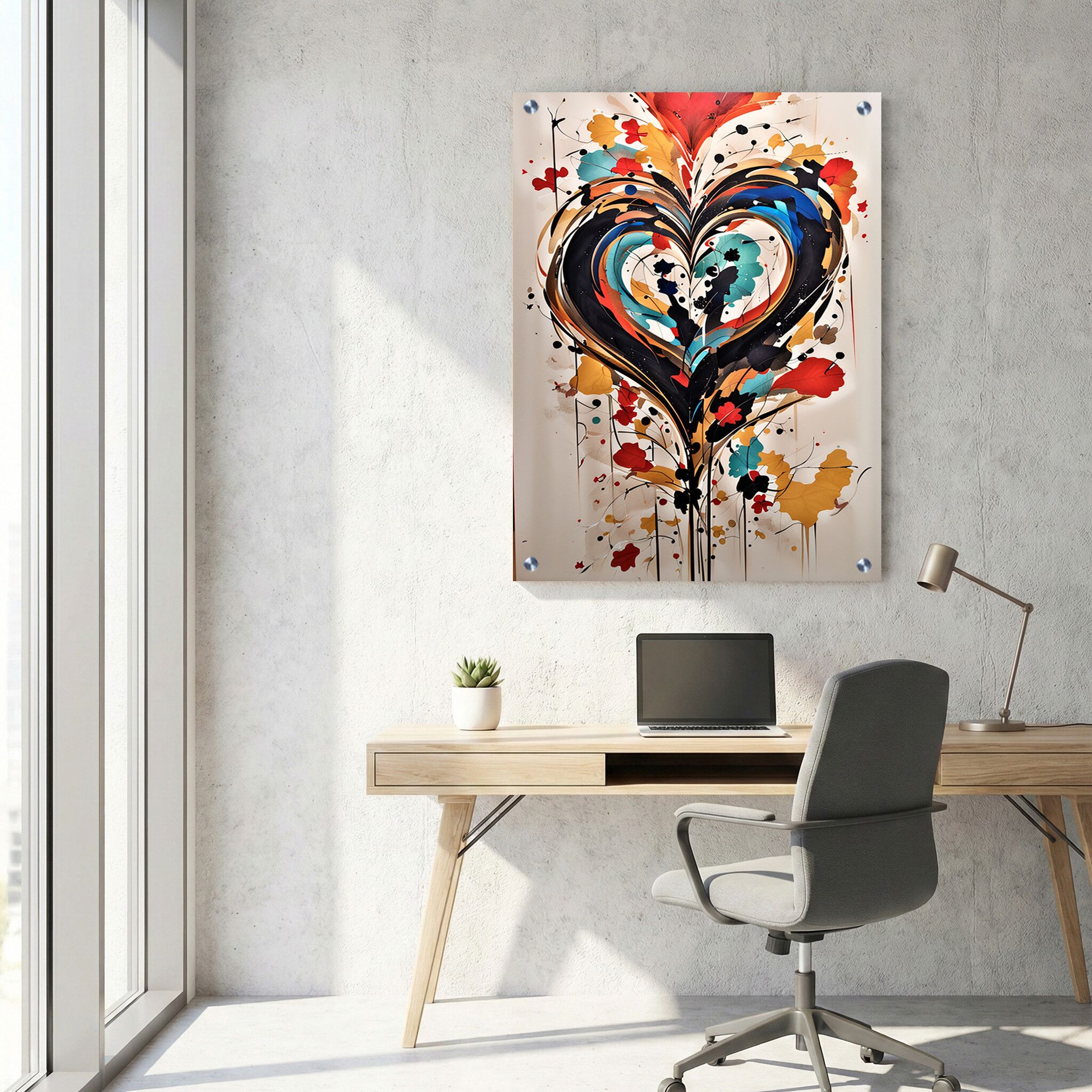 תמונת זכוכית למשרד - AU-087