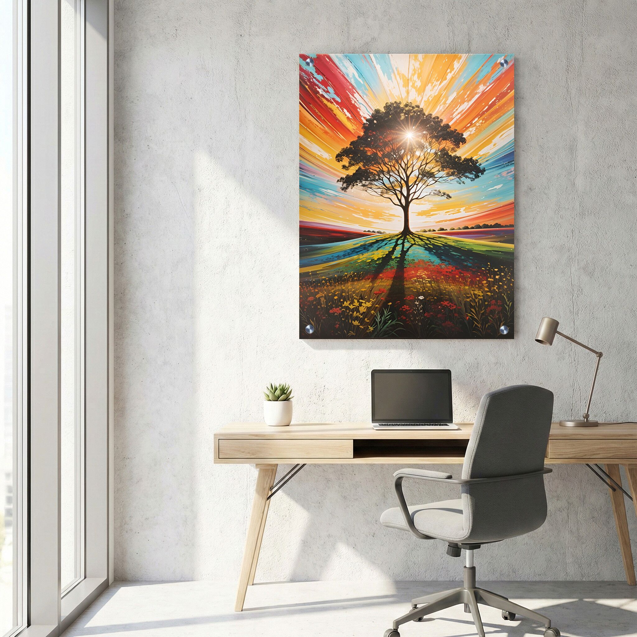 תמונת זכוכית למשרד - AU-088