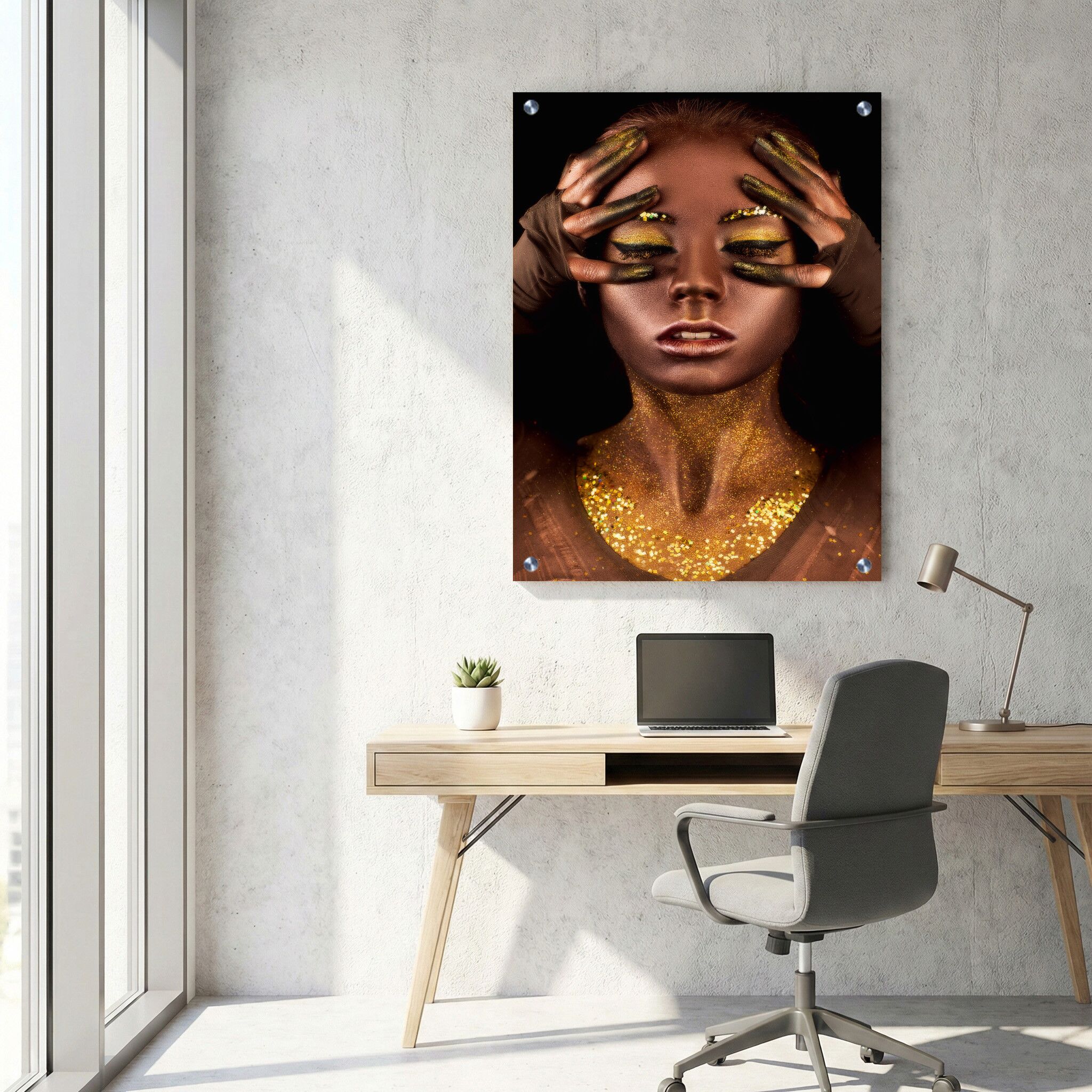 תמונת זכוכית למשרד - AU-089