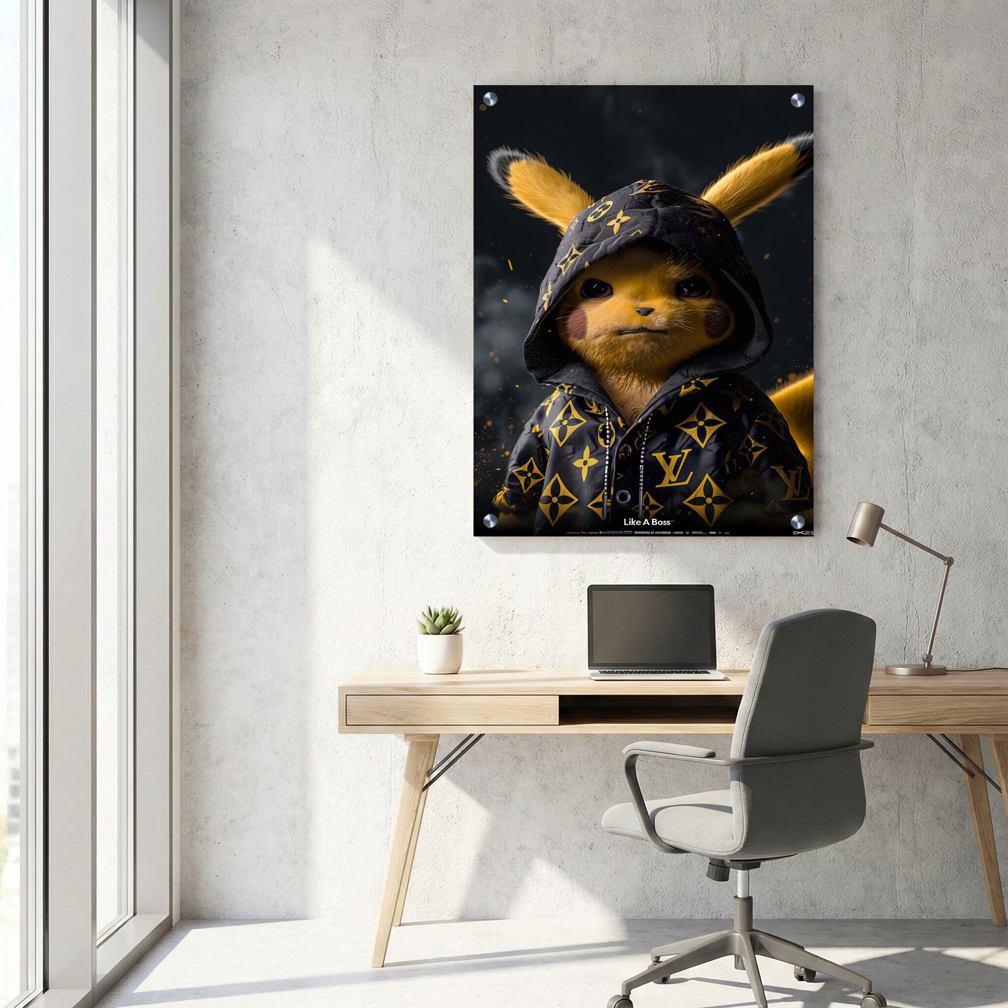 תמונת זכוכית למשרד - AU-038