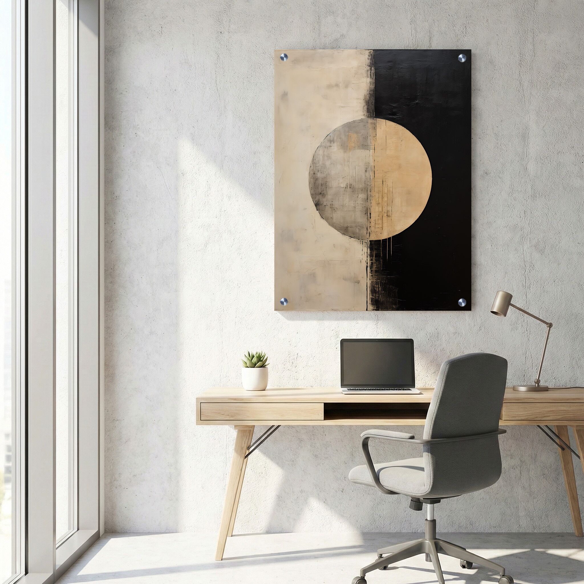 תמונת זכוכית למשרד - AU-042