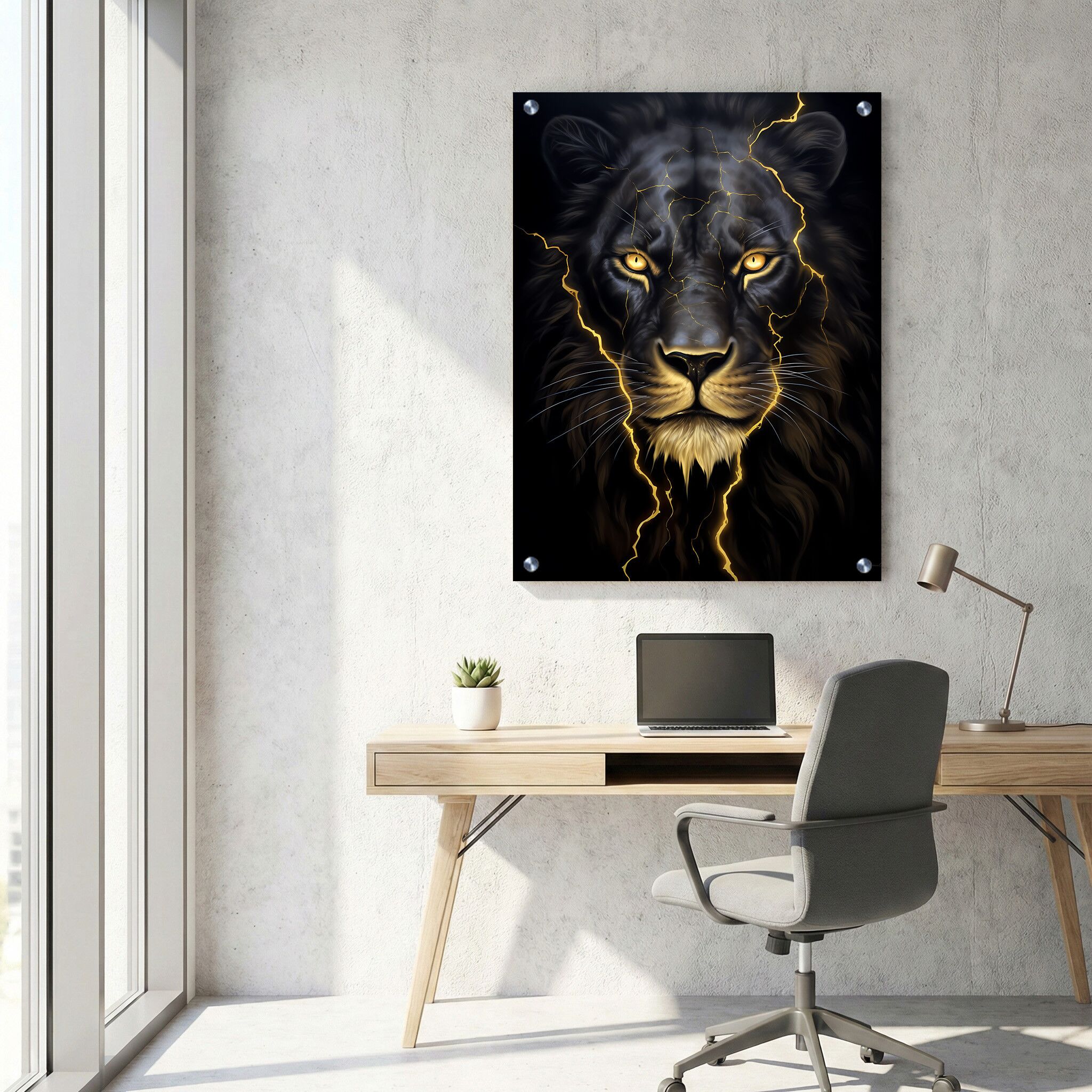 תמונת זכוכית למשרד - AU-053