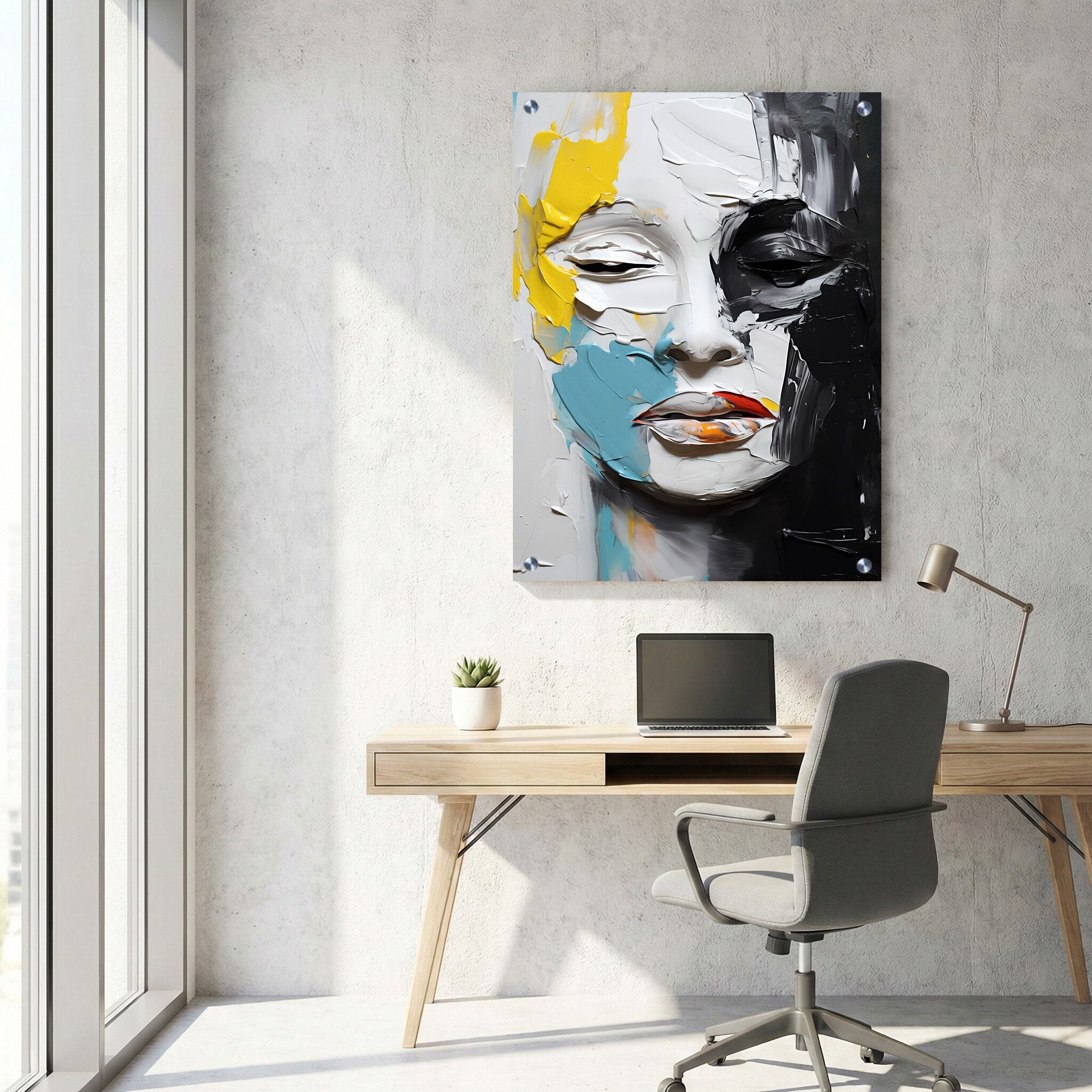 תמונת זכוכית למשרד - AU-055