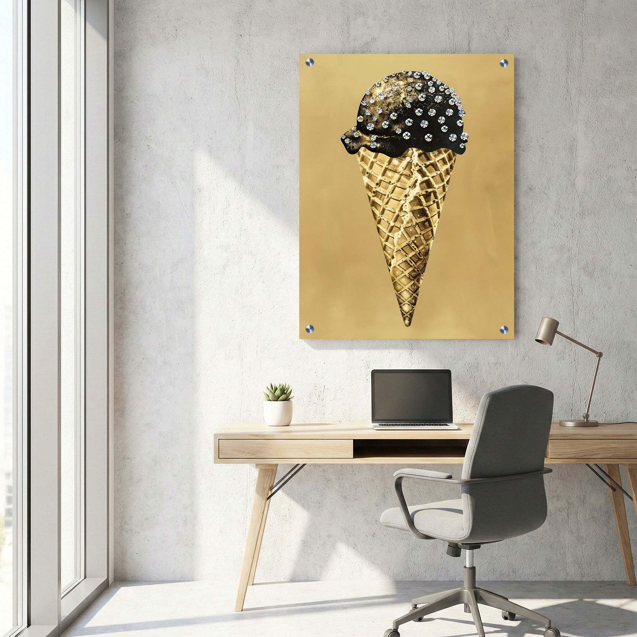 תמונת זכוכית למשרד - AU-057