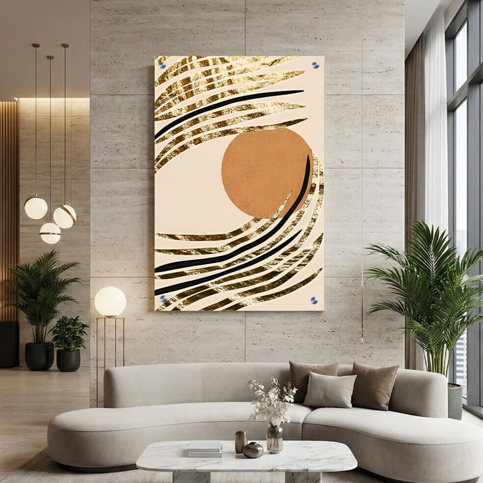 תמונת זכוכית לסלון - AU-095