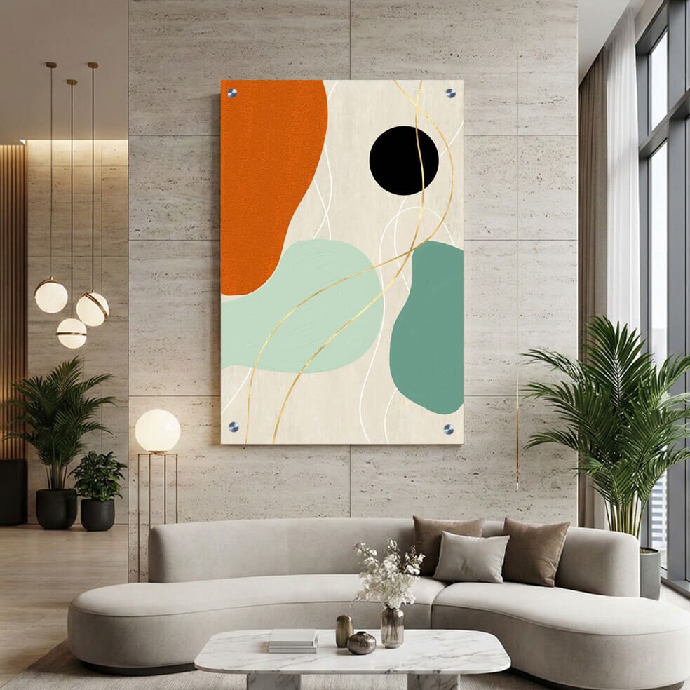 תמונת זכוכית לסלון - AU-102