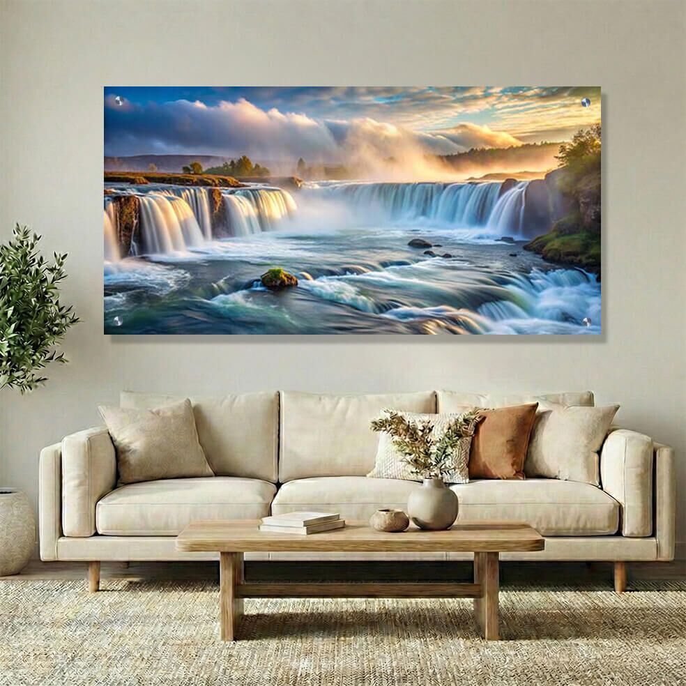 תמונת זכוכית לסלון - AU-159