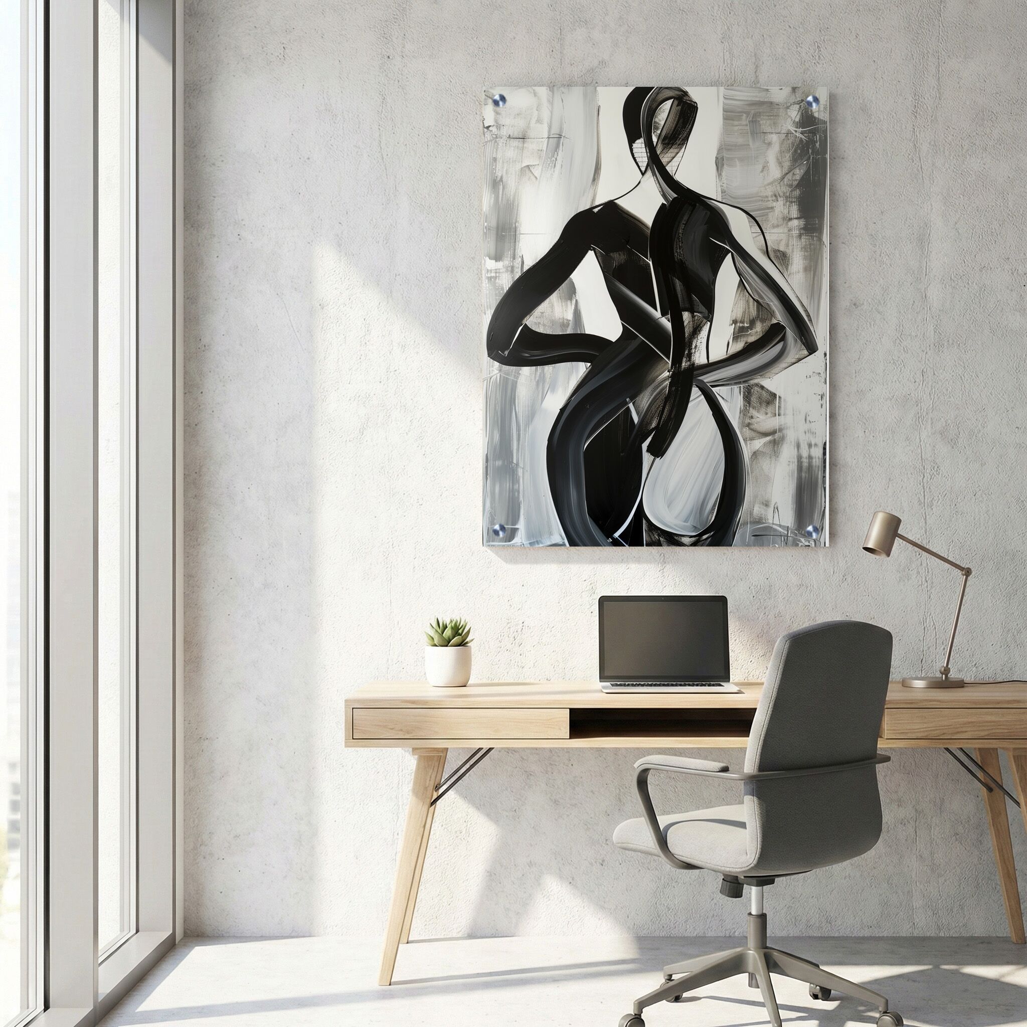 תמונת זכוכית למשרד - AU-002