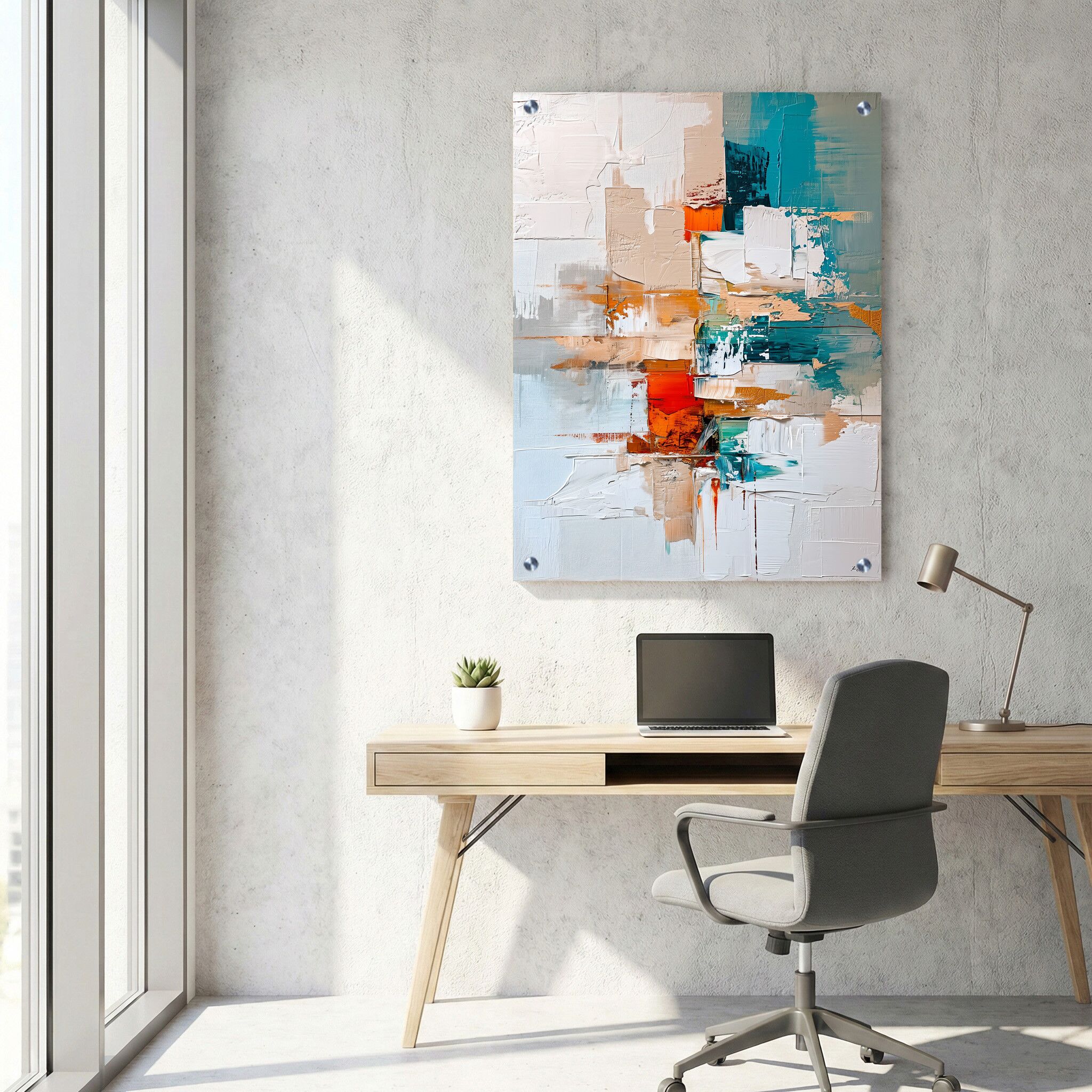 תמונת זכוכית למשרד - AU-012