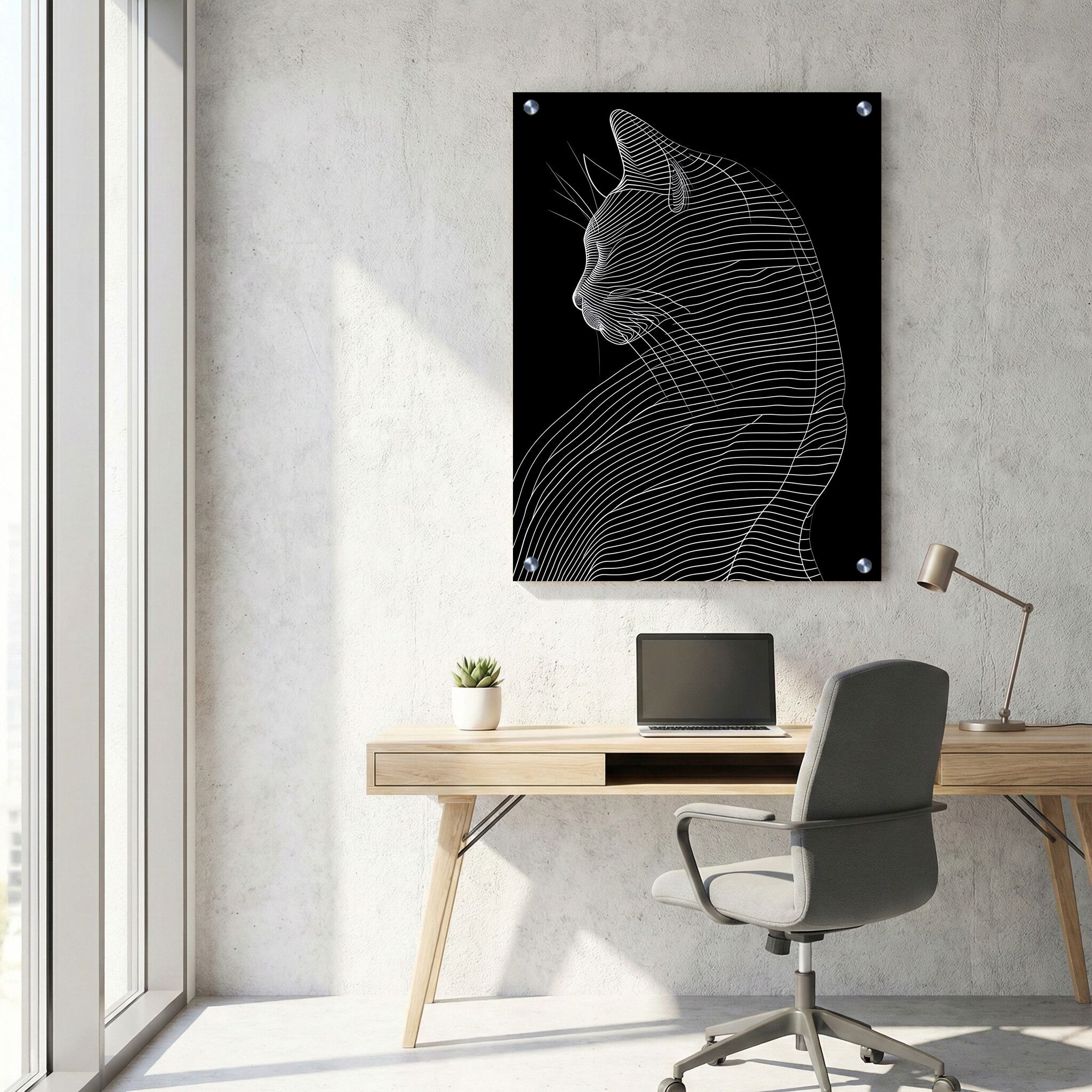 תמונת זכוכית למשרד - AU-013