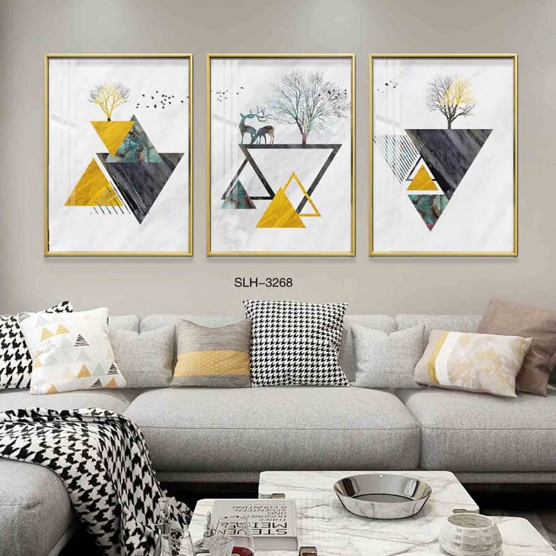 תמונת זכוכית יפה לסלון