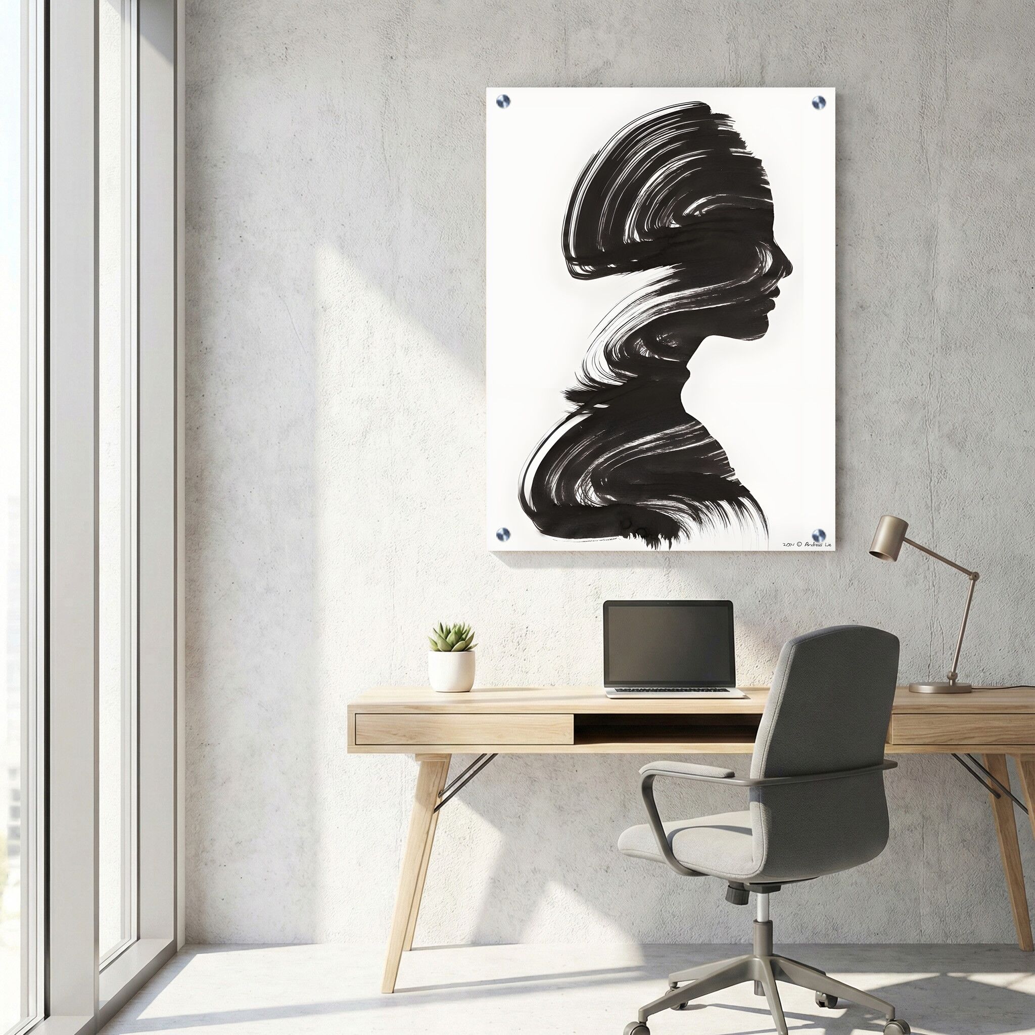 תמונת זכוכית למשרד - AU-015