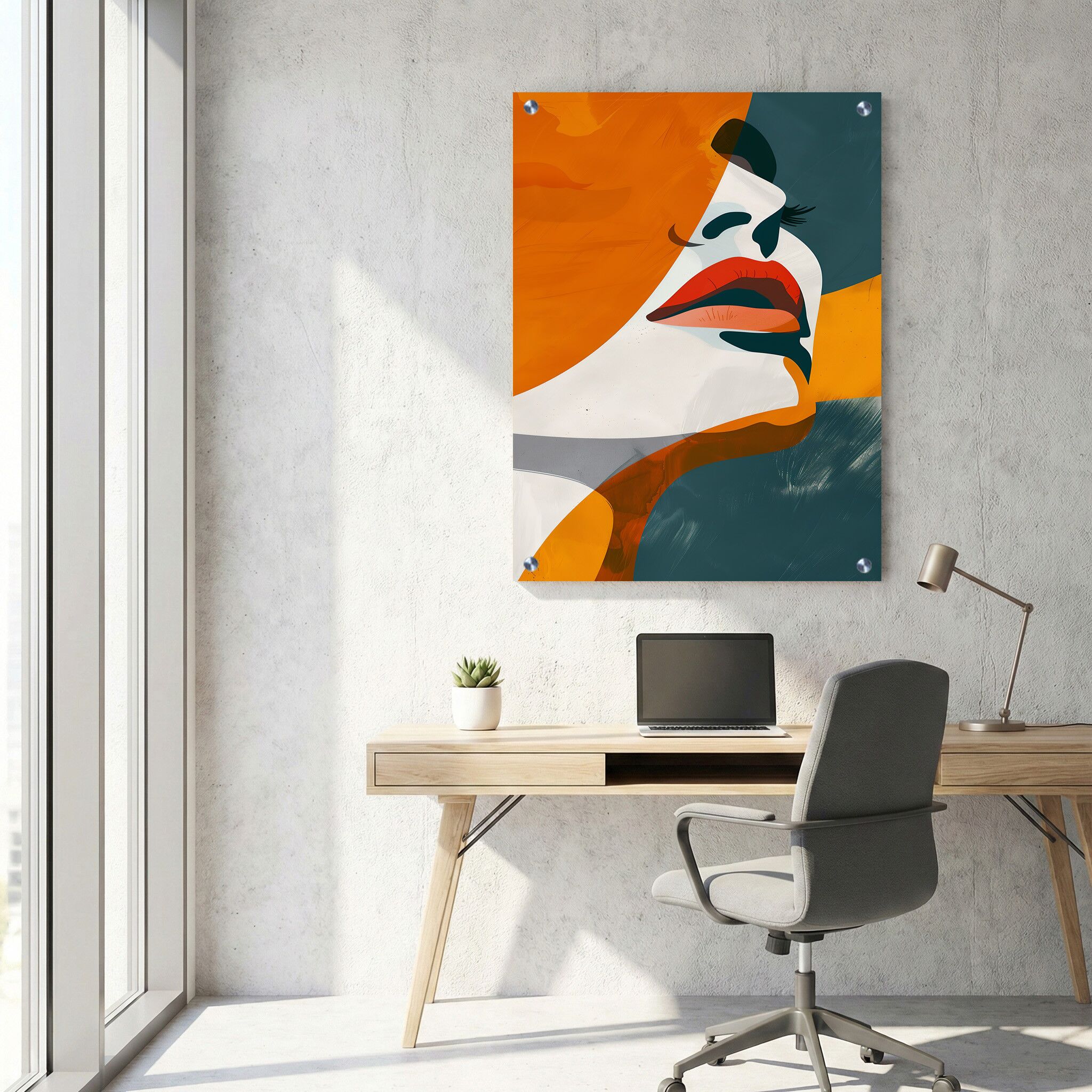 תמונת זכוכית למשרד - AU-018