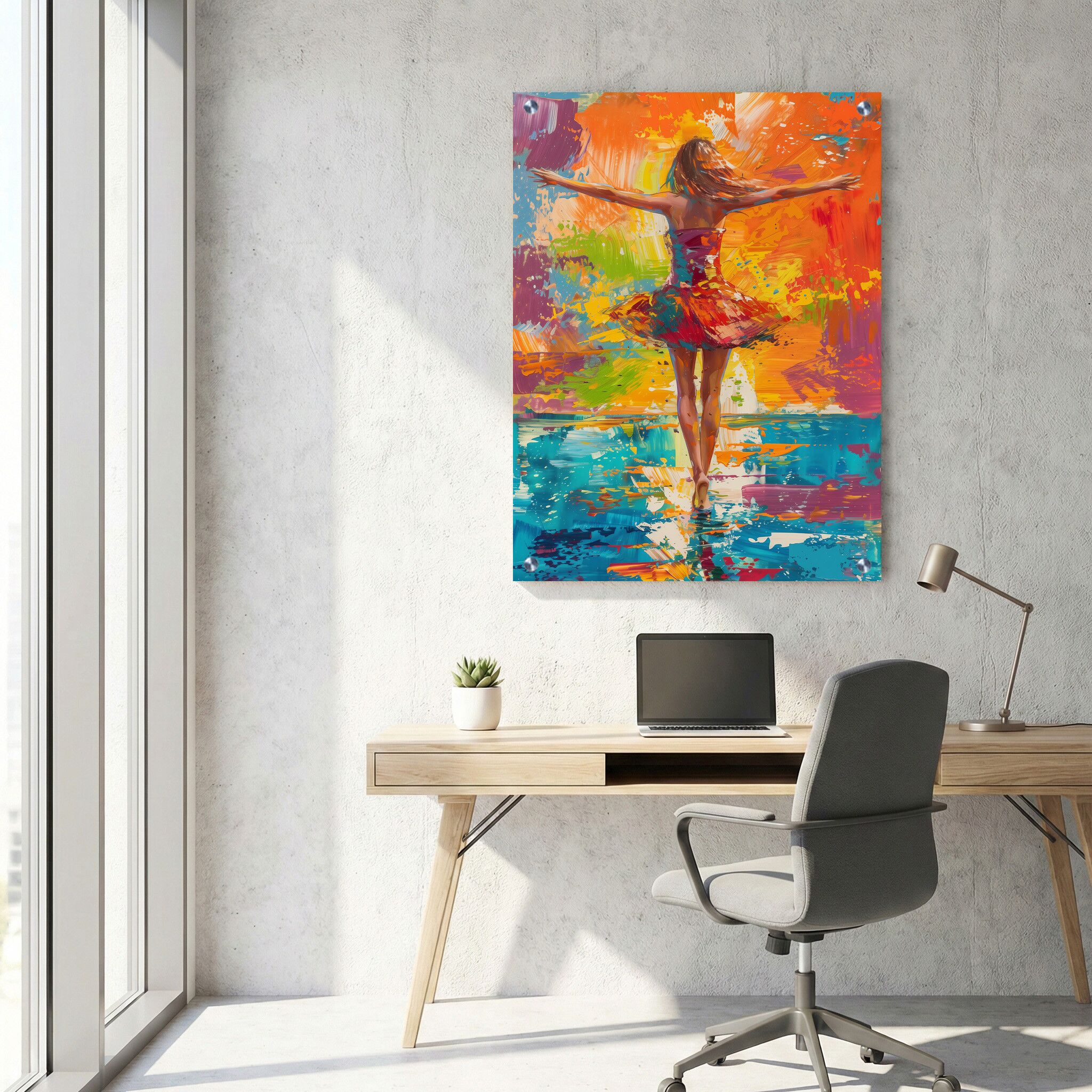 תמונת זכוכית למשרד - AU-019