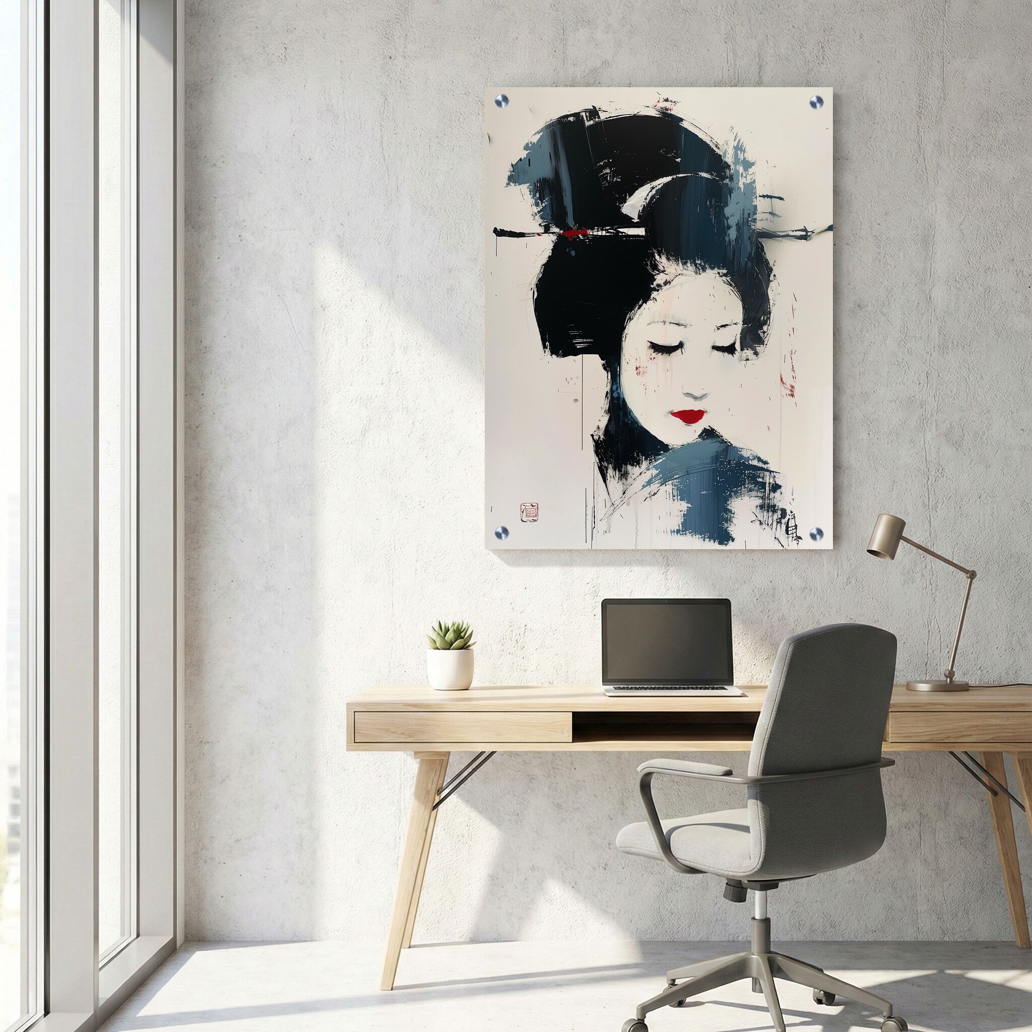 תמונת זכוכית למשרד - AU-024